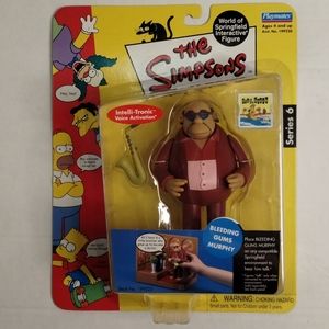 The Simpsons Bleeding Gums Murphy Figure  Series 6 Ages 4 and up nwot